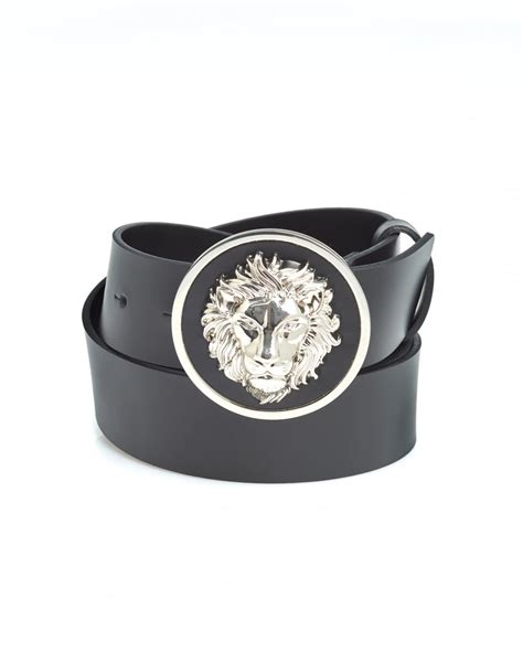 versace belt silver lion|Versace men's belts on clearance.